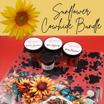 Sunflower Cowhide Bundle