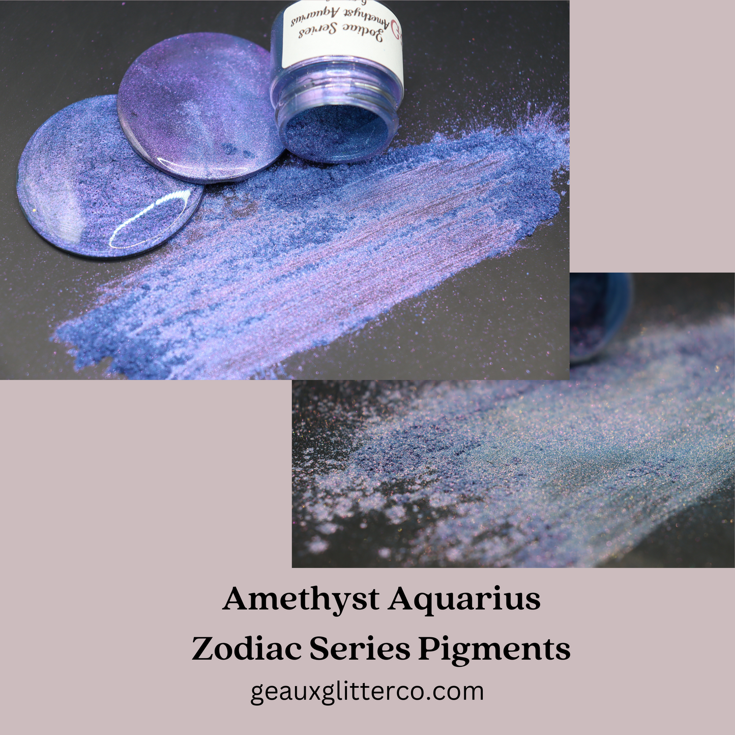 Amethyst Aquarius - Zodiac Series Pigment