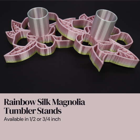 Rainbow Silk Magnolia Tumbler Cup Drying Stand - Available in 1/2 inch or 3/4 inch