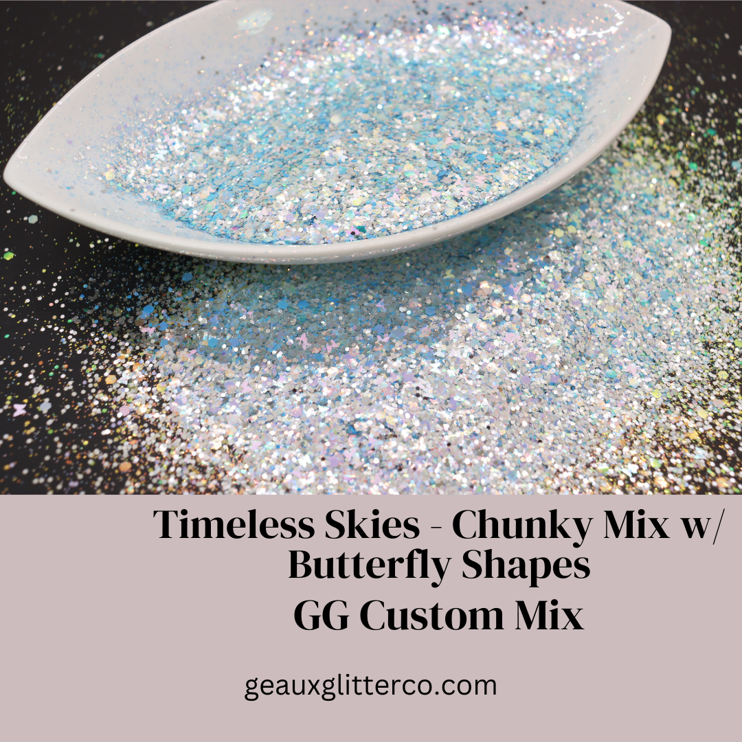 Timeless Skies - GG Custom Chunky Mix with Butterfly Shapes