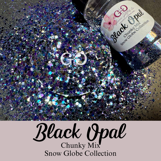 Black Opal Chunky Mix - Snow Globe Collection