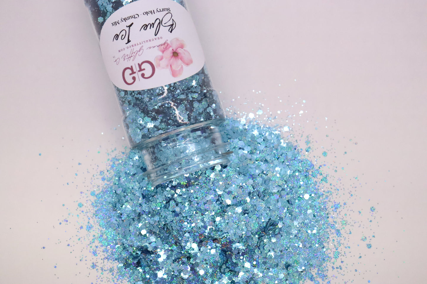 Blue Ice Chunky Mix - Starry Holographic
