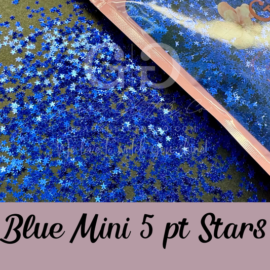 Blue 5 pt. Stars
