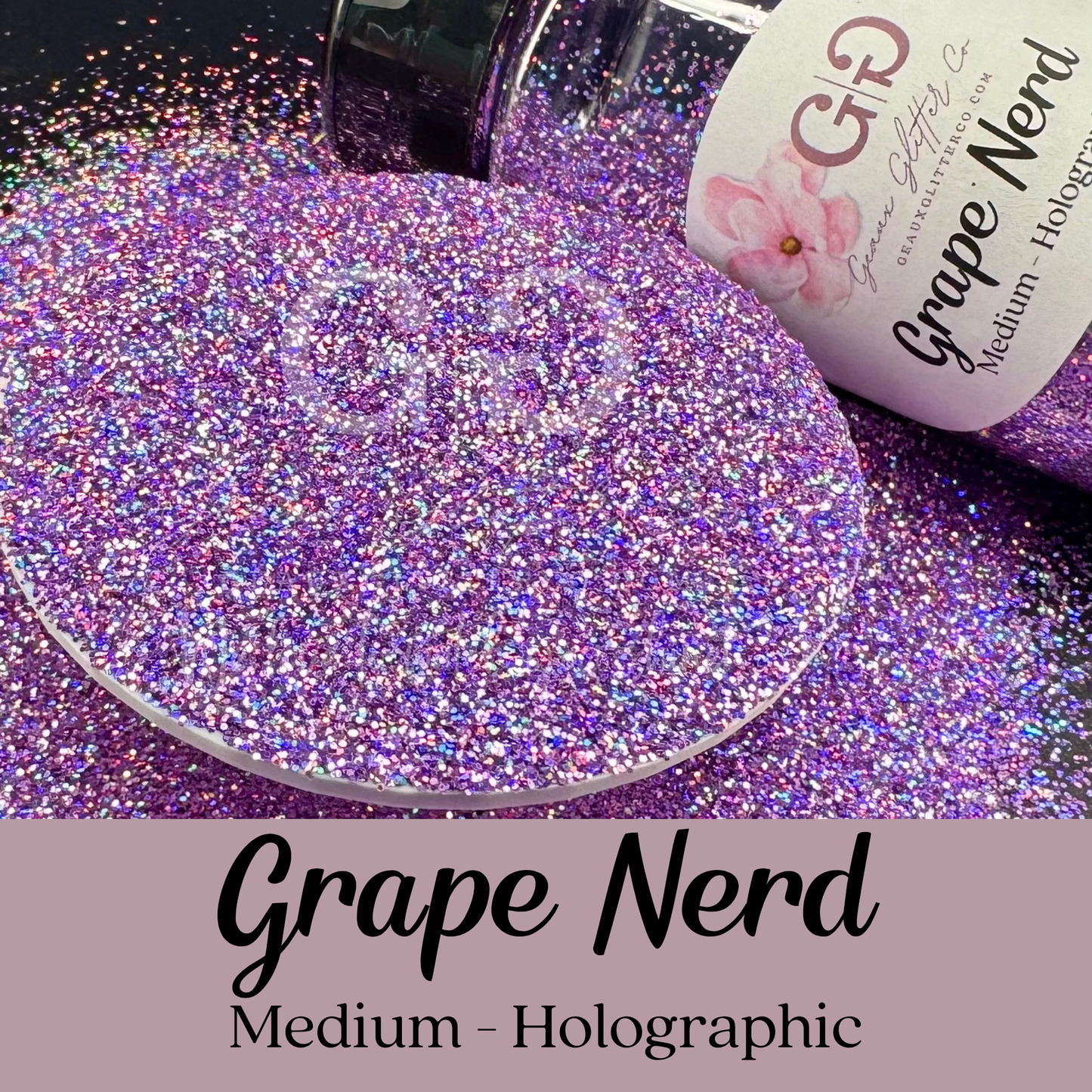 Grape Nerd Medium - Holographic
