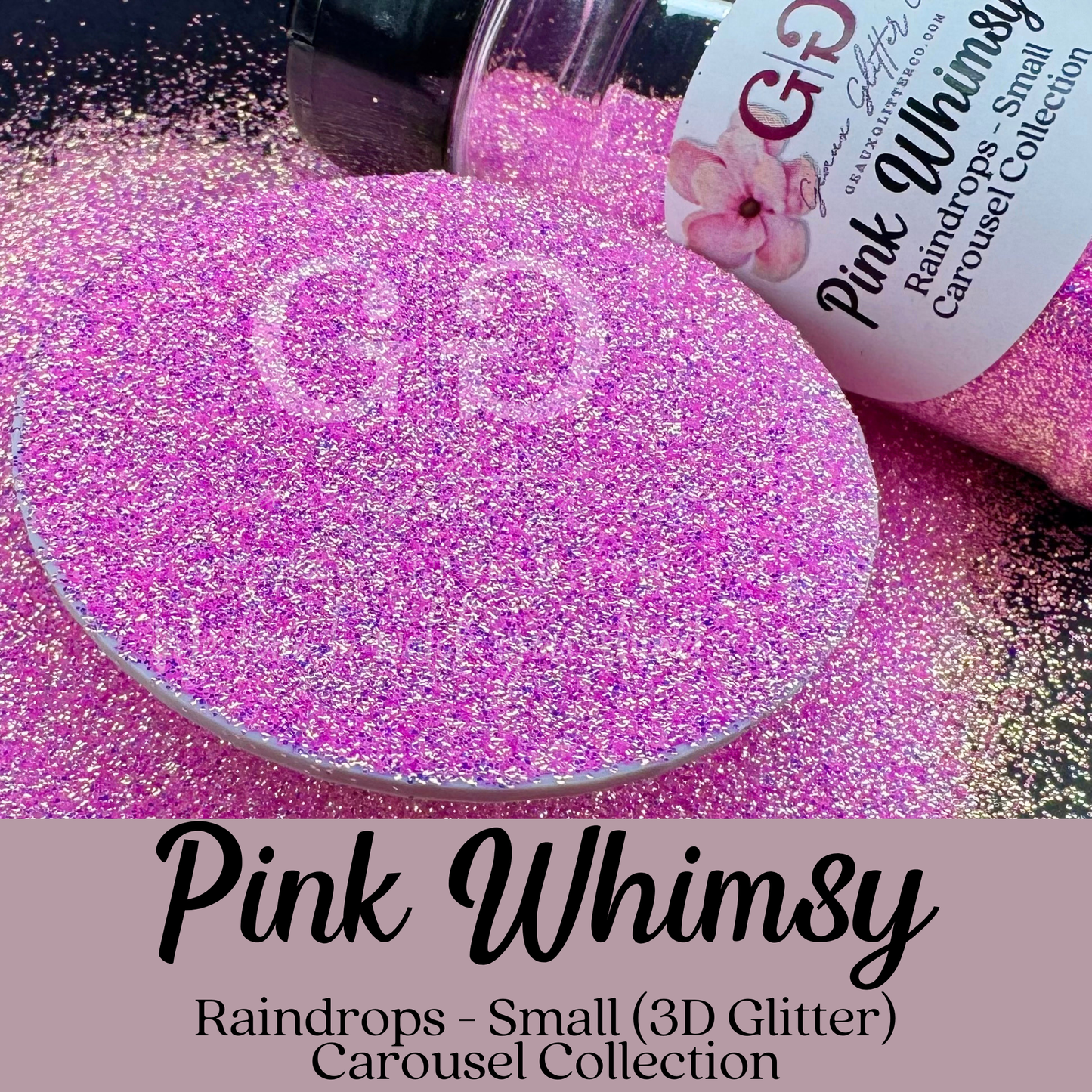 Pink Whimsy Raindrops Small