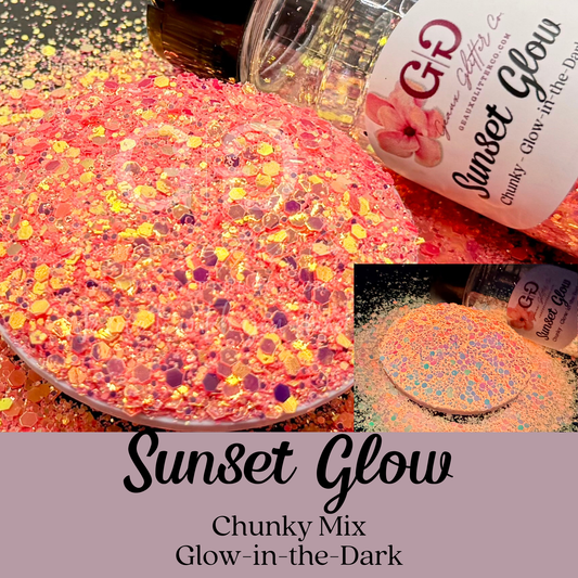 Sunset Glow - Chunky - Glow-in-the-Dark
