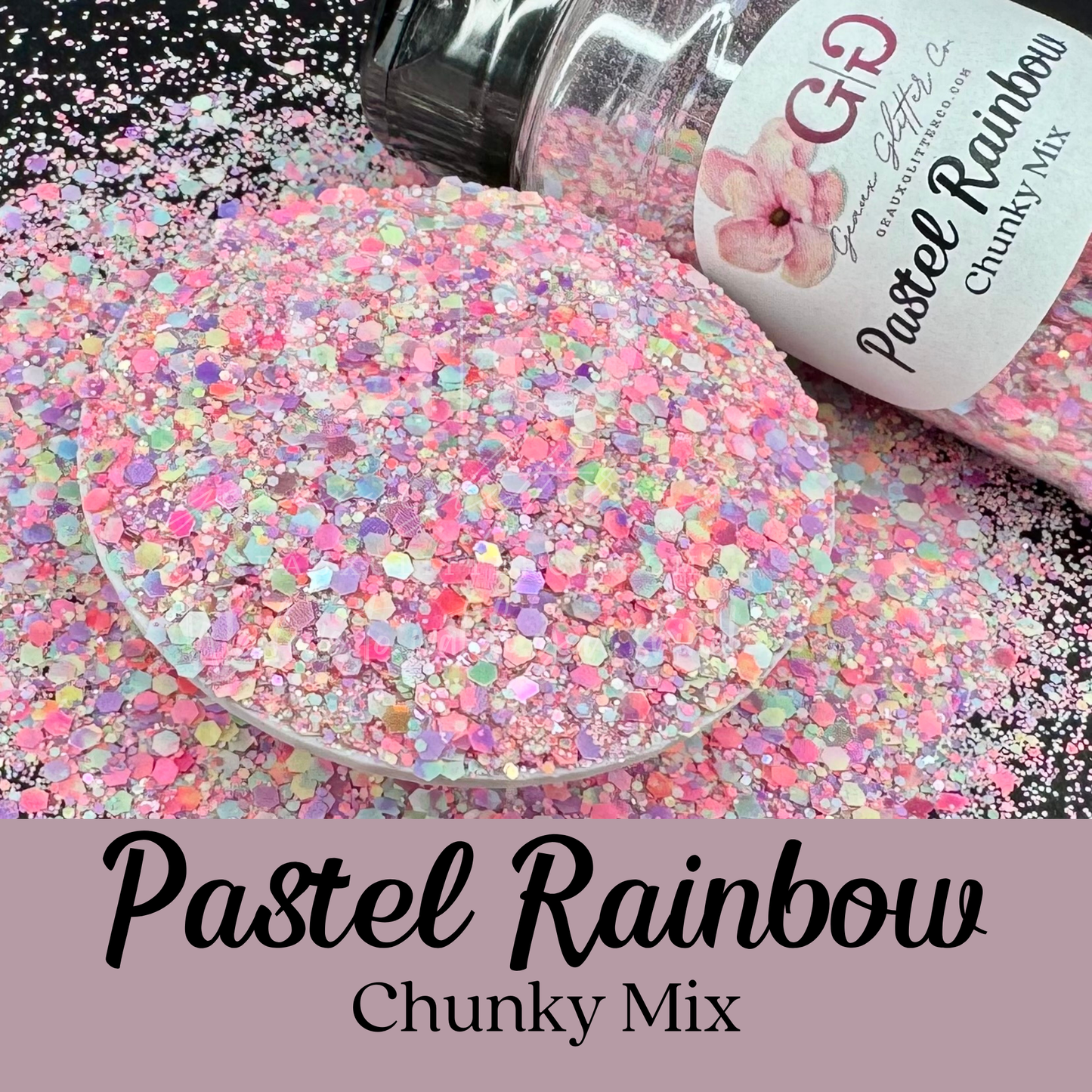 Pastel Rainbow Chunky Mix