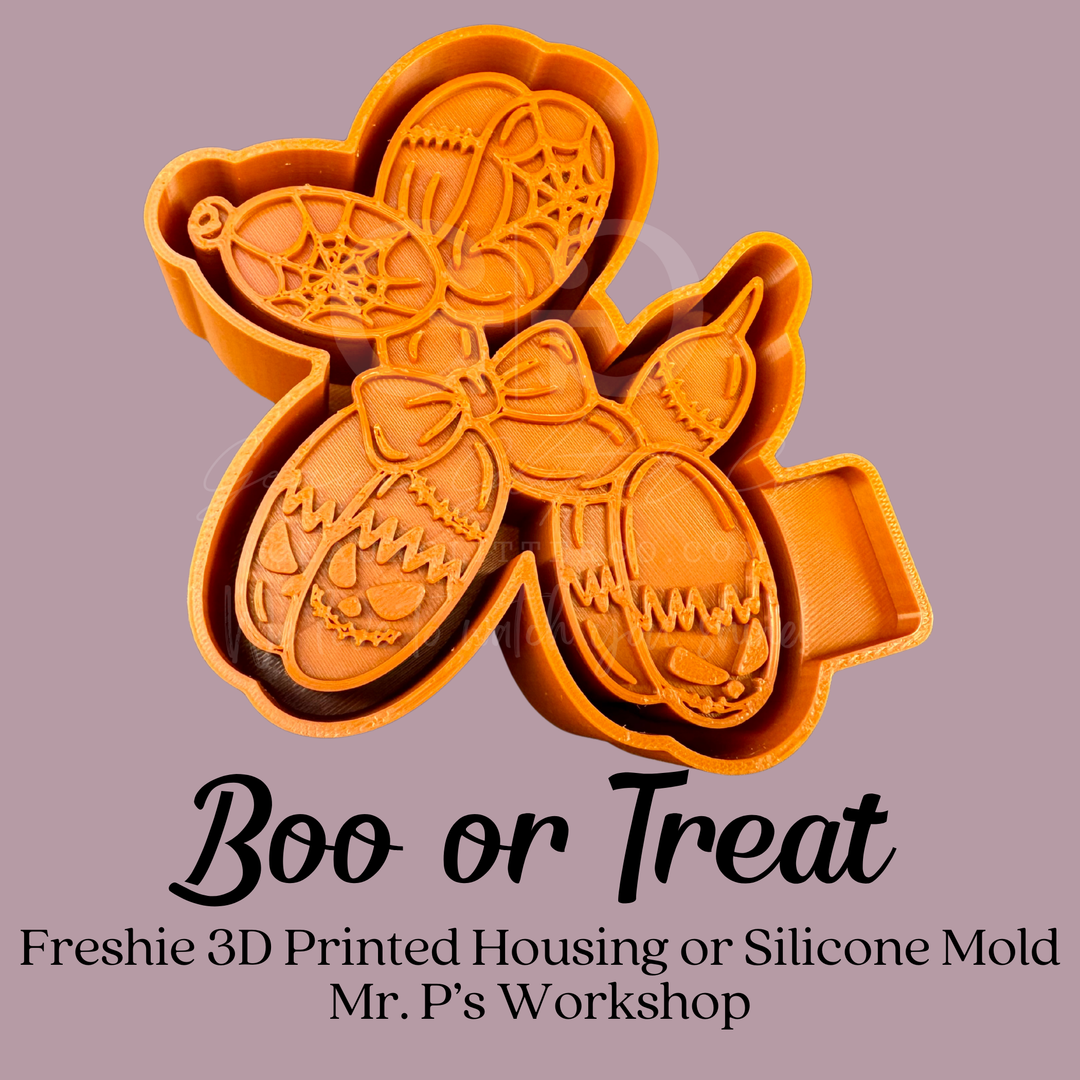 Boo or Treat Freshie 3D Printed Mold Housing or Silicone Mold