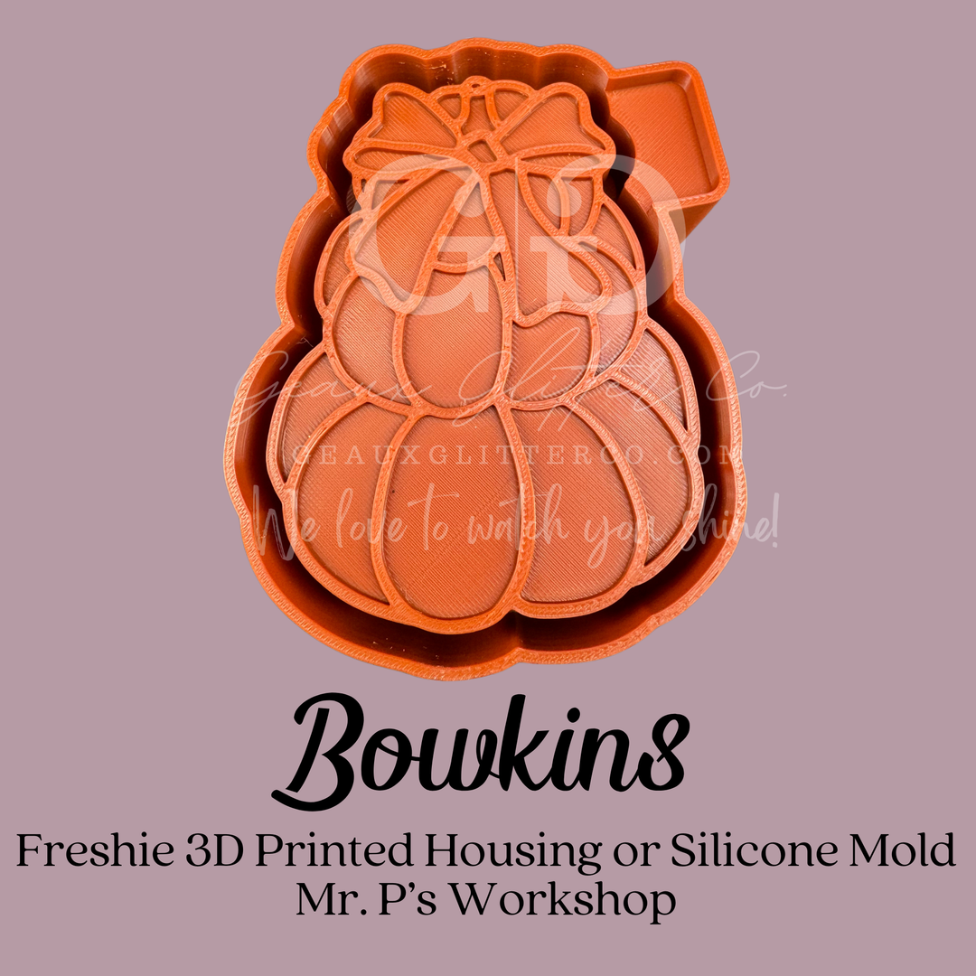 Bowkins Freshie 3D Printed Mold Housing or Silicone Mold