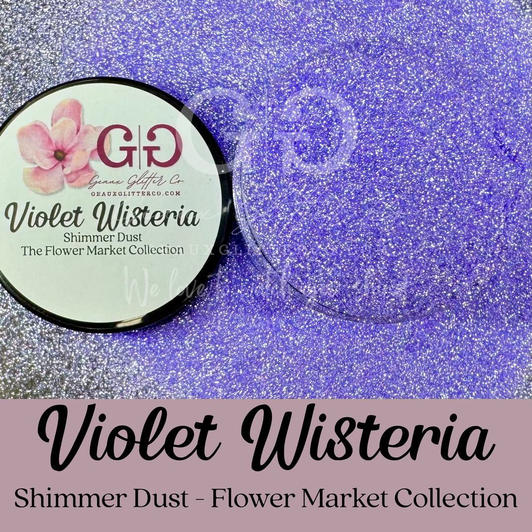 Violet Wisteria Shimmer Dust - Flower Market Collection