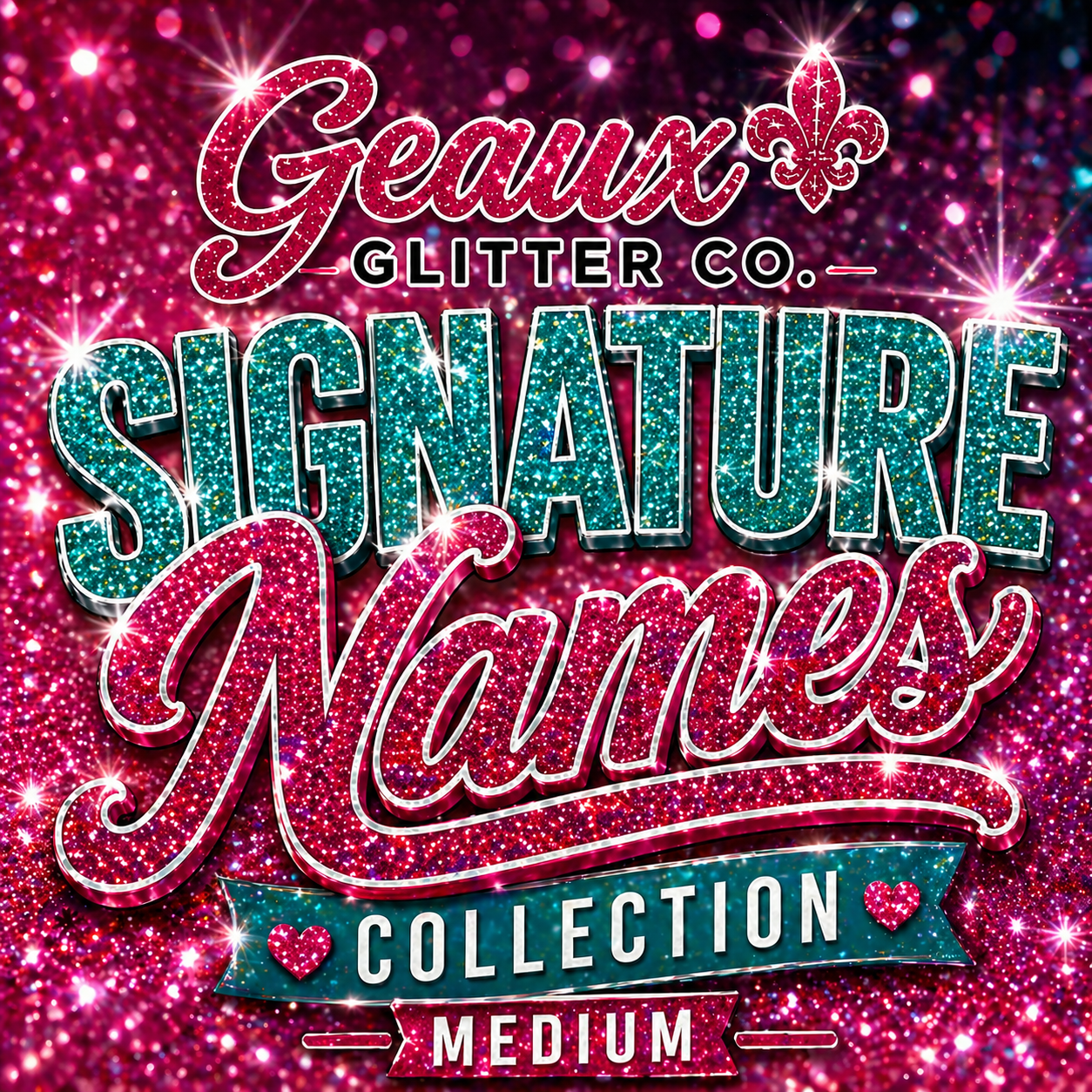 Signature Names Collection - Medium Bundle (Shakers Only)