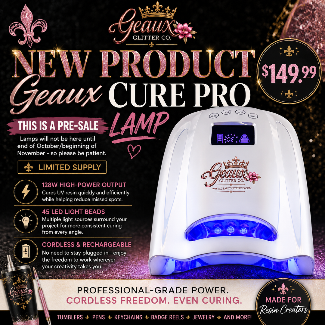 Geaux Cure Pro UV Resin Lamp | PRESALE – ⚠️ MUST BE ORDERED SEPARATELY!⚠️