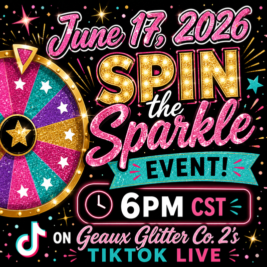 6.17.26 Spin the Sparkle - 6pm CST - NO DISCOUNT CODES PLEASE