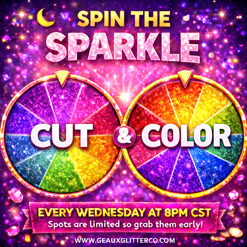 3.11.26 Spin the Sparkle - Every Wednesday at 8pm CST - NO DISCOUNT CODES PLEASE