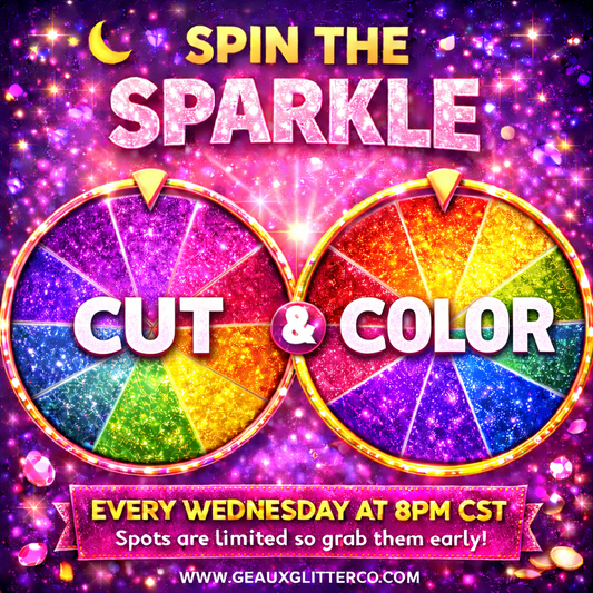3.11.26 Spin the Sparkle - Every Wednesday at 8pm CST - NO DISCOUNT CODES PLEASE