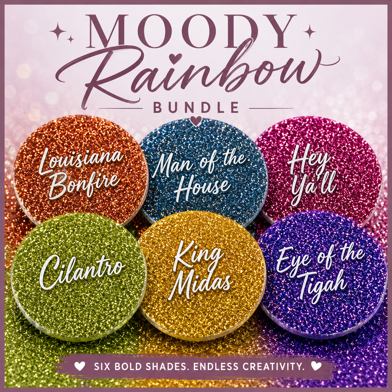 Moody Rainbow Bundle - Fine (Shakers Only)