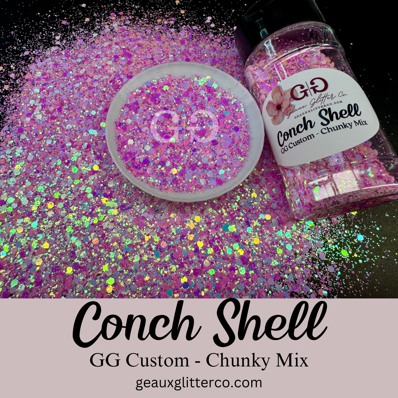 Conch Shell - GG Custom - Chunky Mix