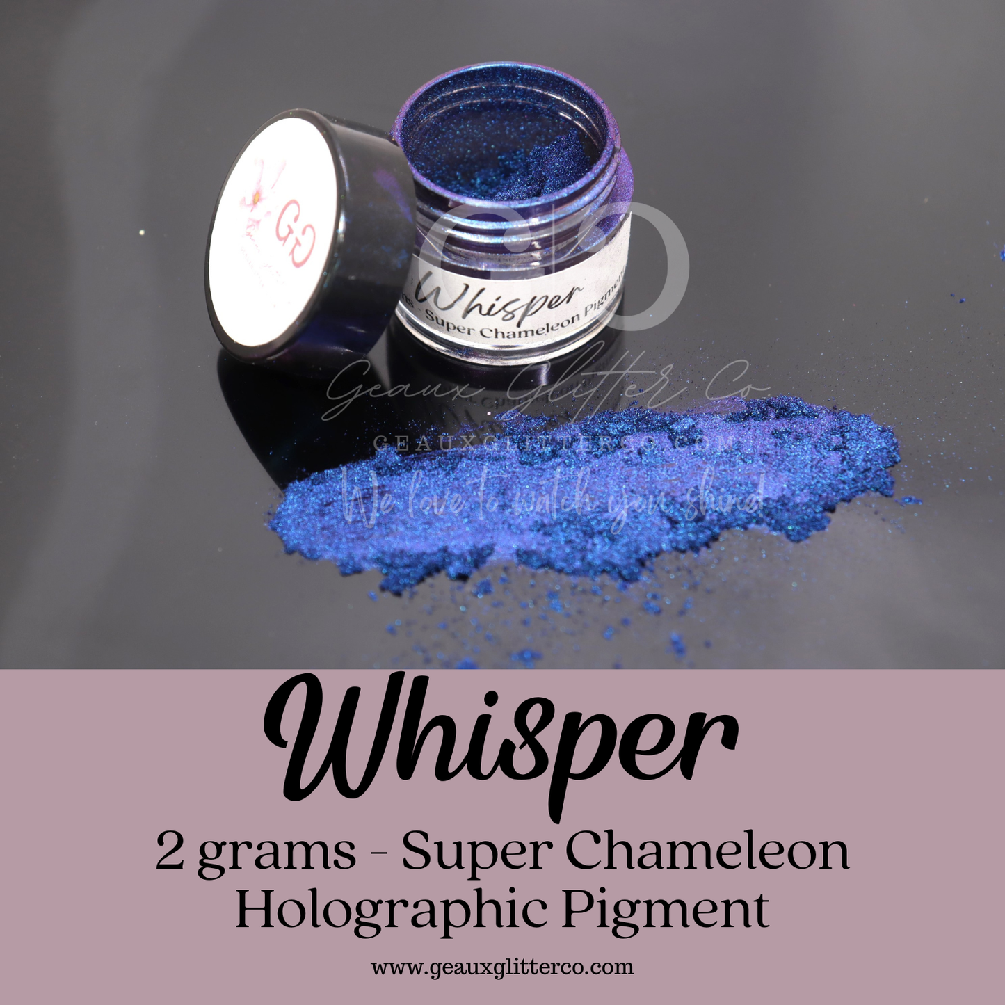Whisper - 2 Grams Super Chameleon Holographic Chrome Pigment