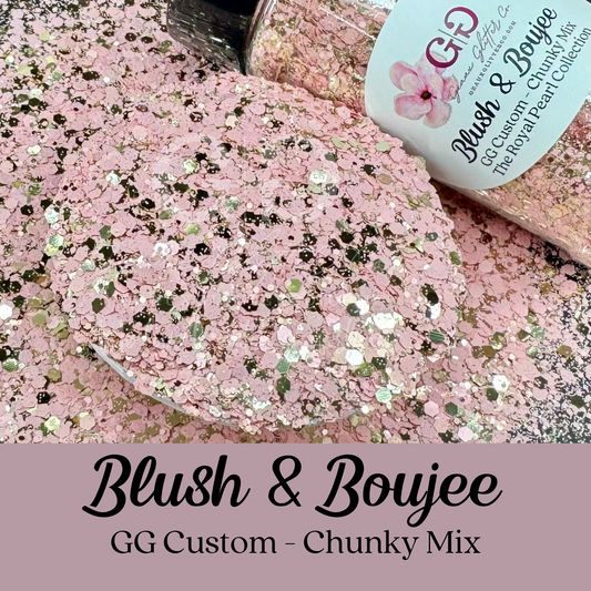 Blush & Boujee - GG Custom - Chunky Mix - The Royal Pearl Collection