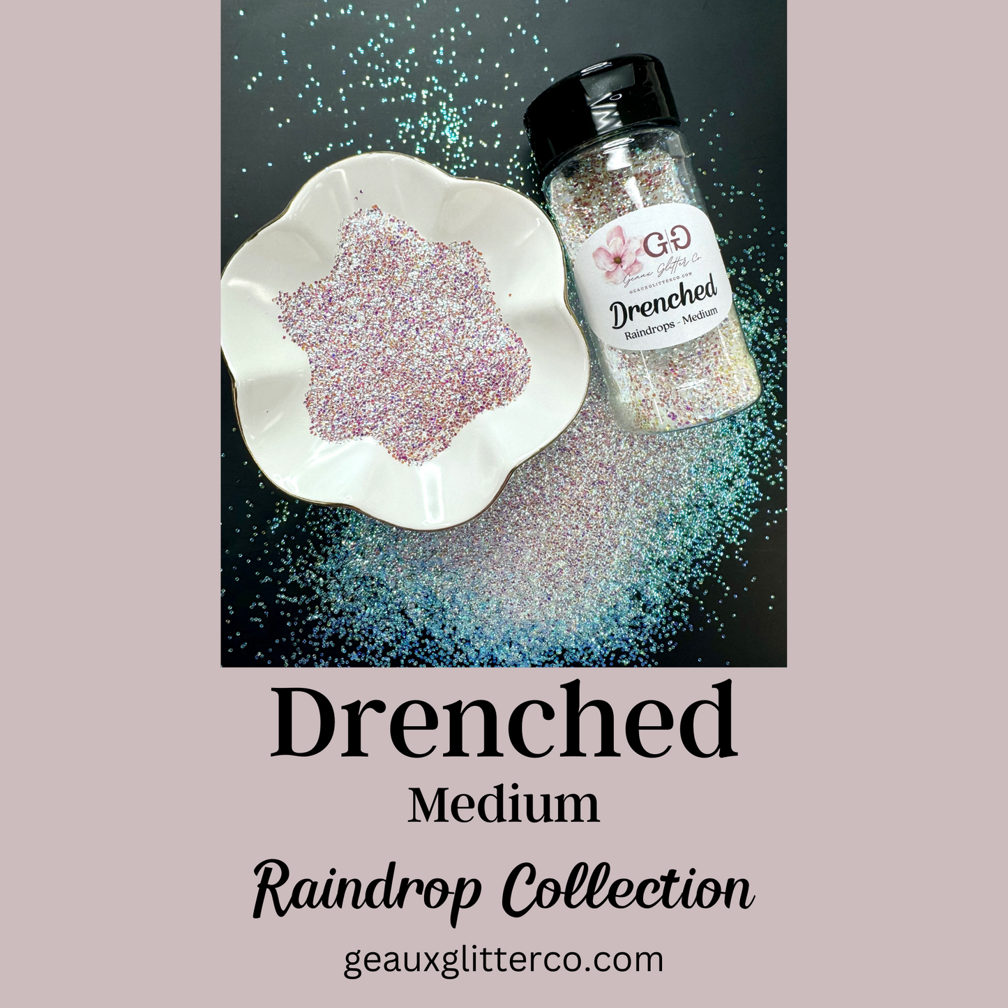 Drenched - Raindrops Medium