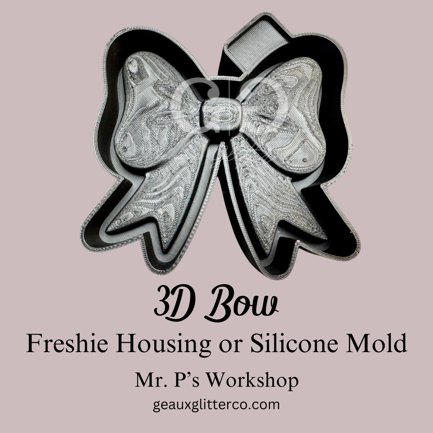 3D Bow Freshie Housing or Silicone Mold