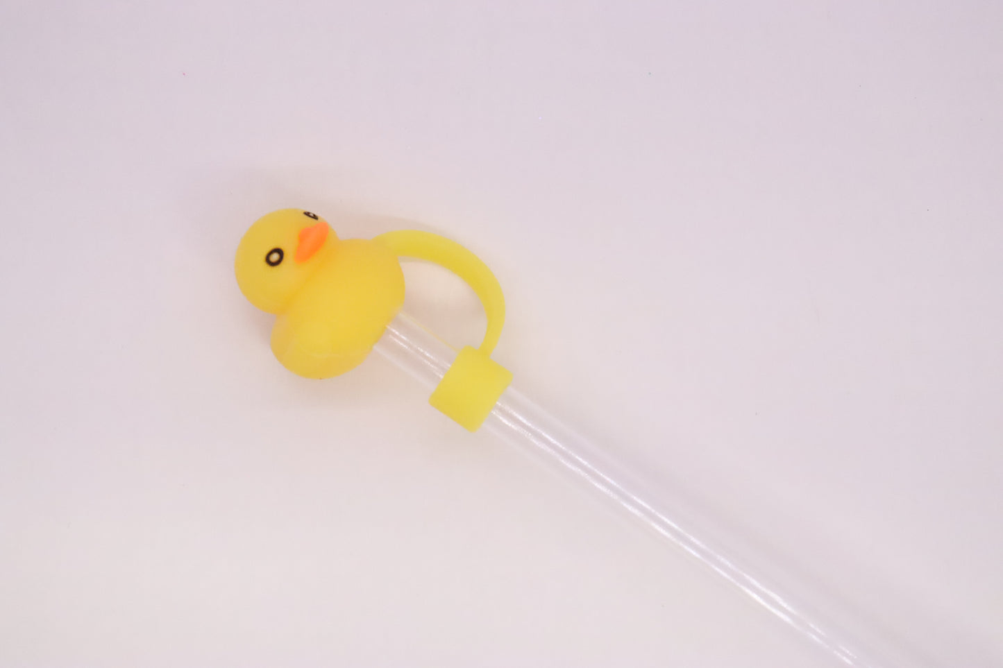 Yellow Duck Straw Protector