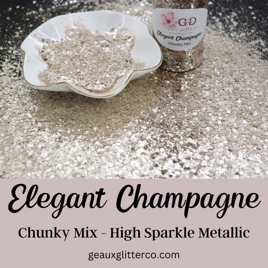 Elegant Champagne Chunky Mix