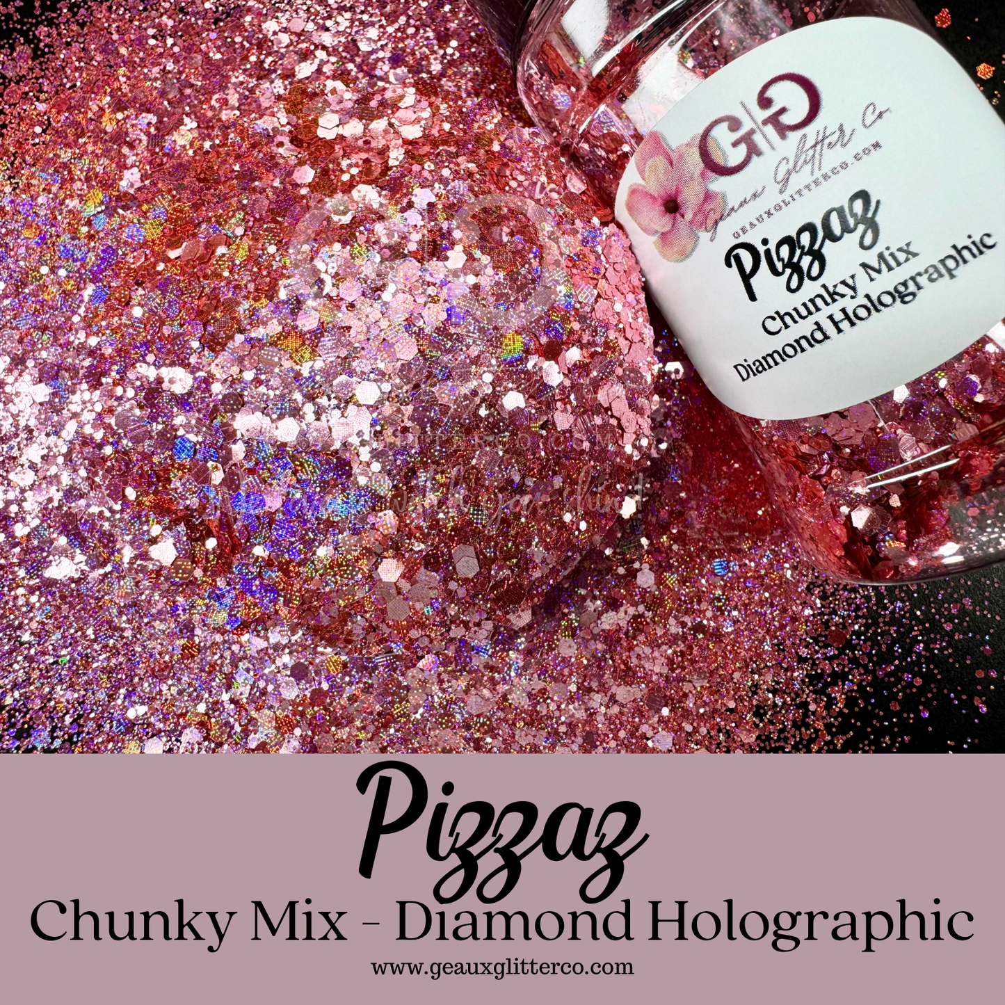 Pizzaz Chunky Mix - Diamond Holographic Series