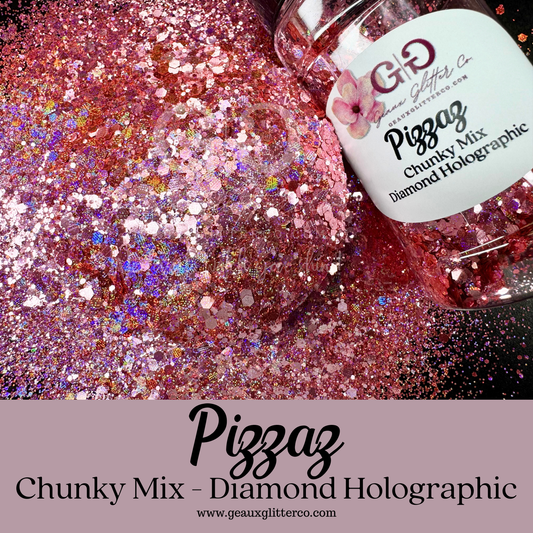 Pizzaz Chunky Mix - Diamond Holographic Series