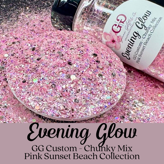 Evening Glow - GG Custom - Chunky Mix - Pink Sunset Beach Collection