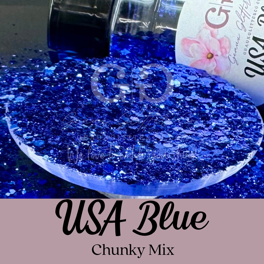 USA Blue - Chunky Mix