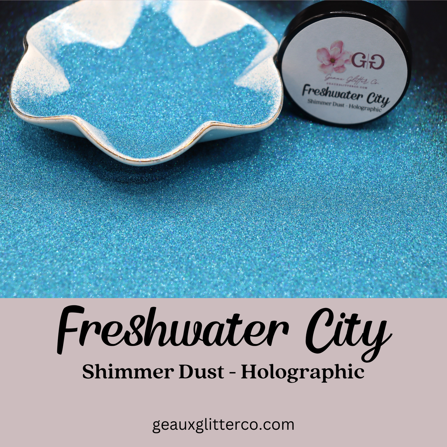 Freshwater City Holographic Shimmer Dust