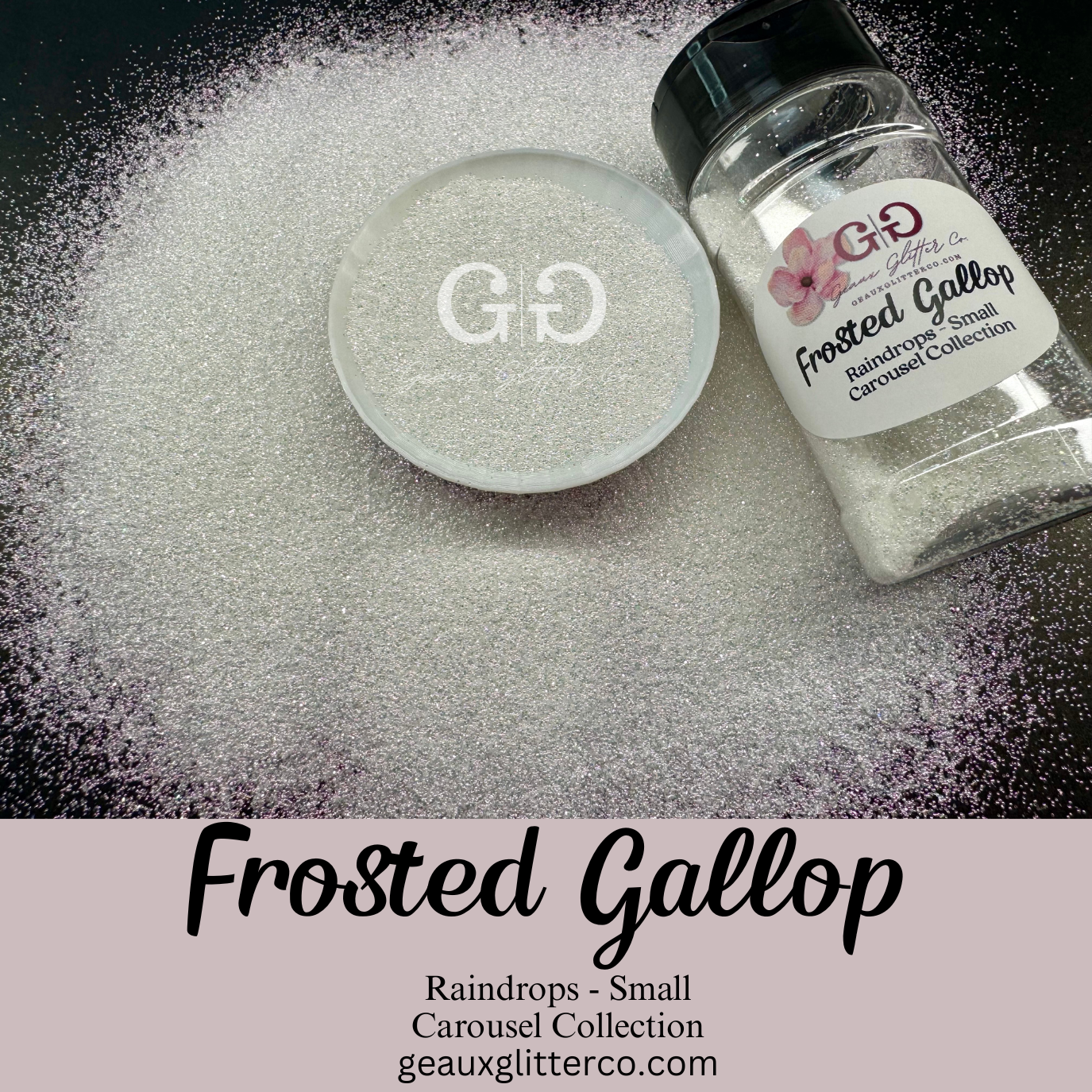 Frosted Gallop Raindrops Small