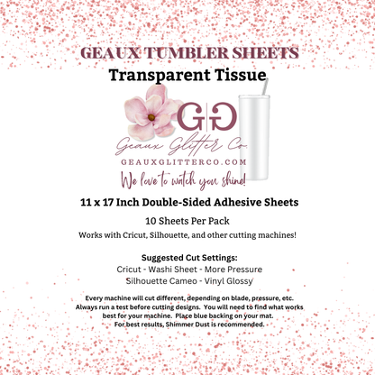 Geaux Tumbler Sheets