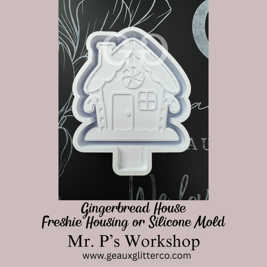 Gingerbread House Freshie Housing or Silicone Mold