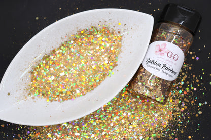 Golden Rainbow - Holographic Chunky Mix
