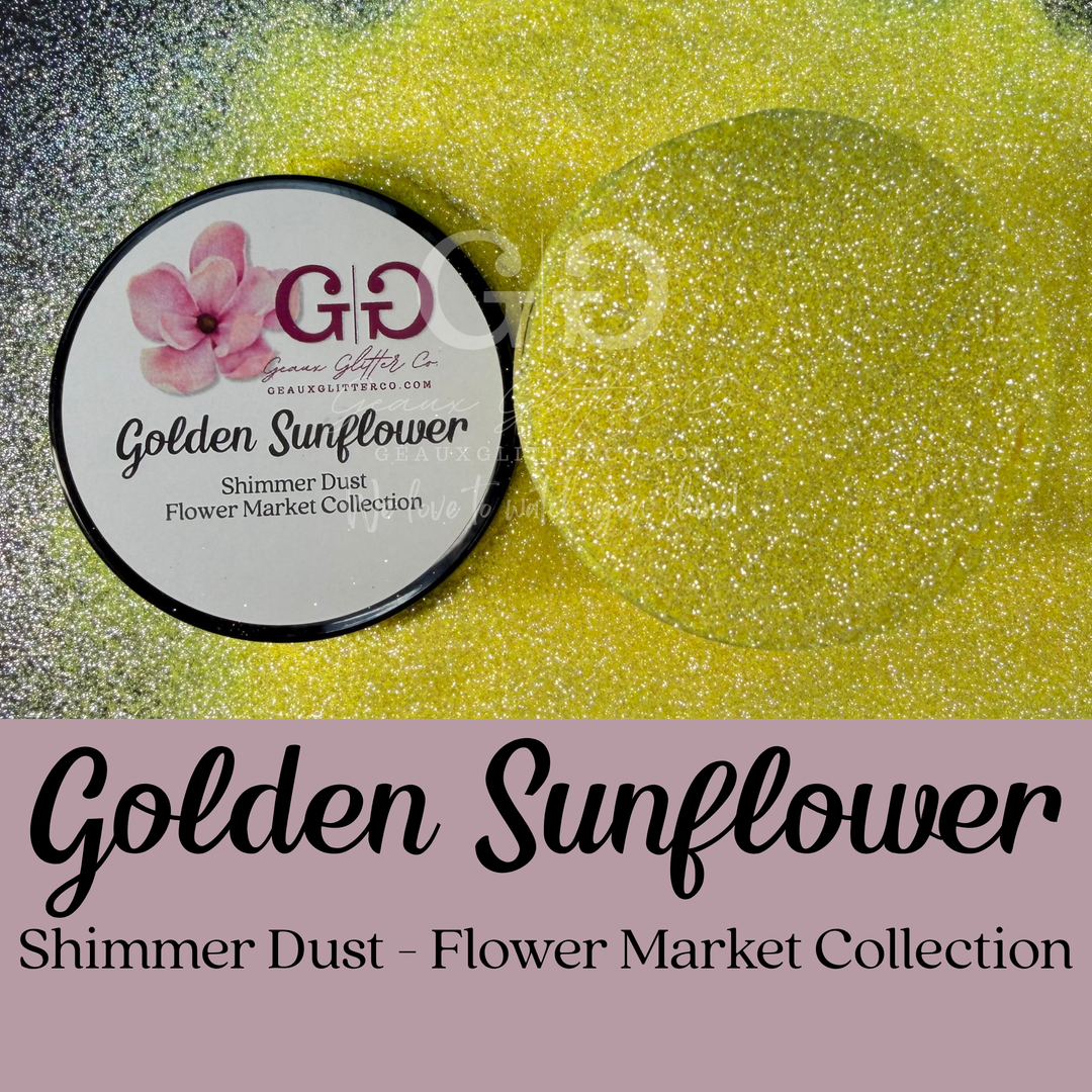 Golden Sunflower Shimmer Dust - Flower Market Collection