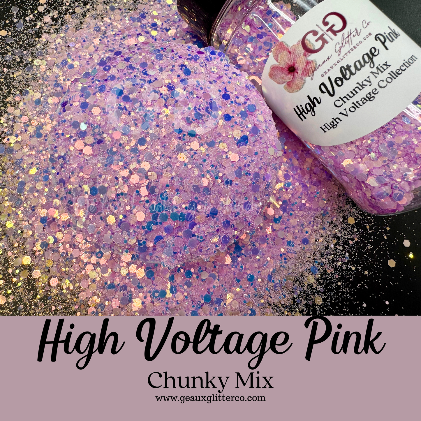 High Voltage Pink - Chunky Mix - High Voltage Collection