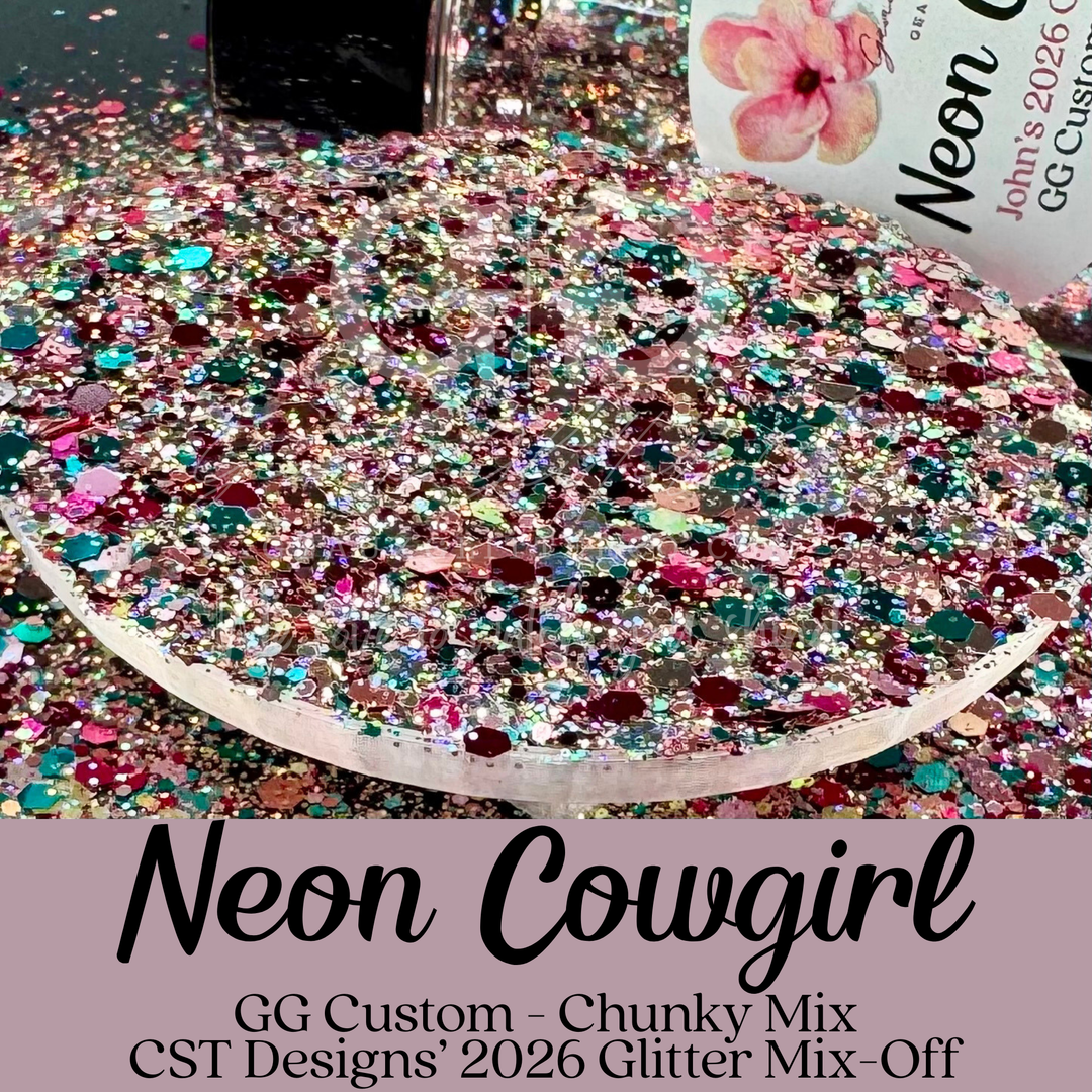 Neon Cowgirl - GG Custom - Chunky Mix - CST Designs&