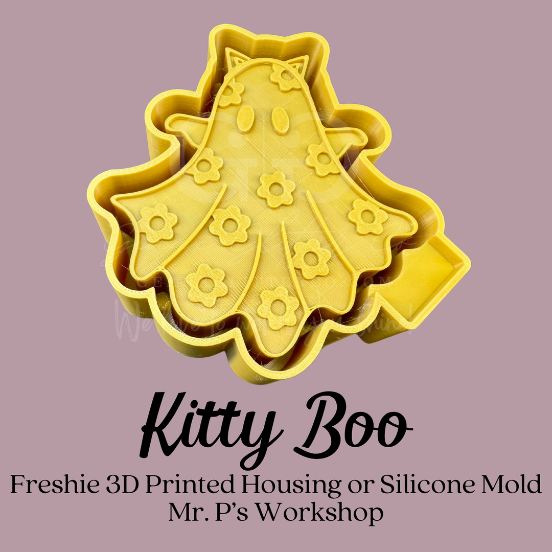 Kitty Boo Freshie 3D Printed Mold Housing or Silicone Mold