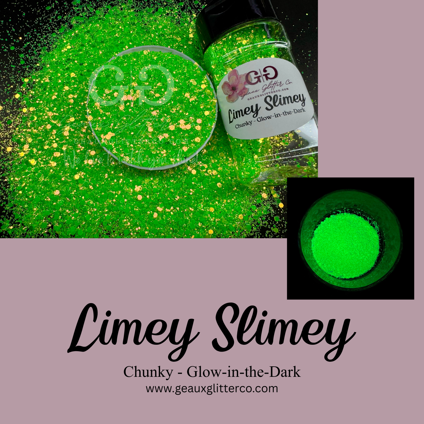 Limey Slimey - Chunky - Glow-in-the-Dark