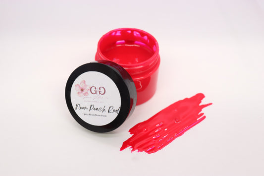 Neon Peach Red Epoxy Resin Pigment Paste