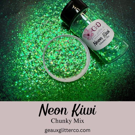 Neon Kiwi - Chunky Mix - Neon Collection