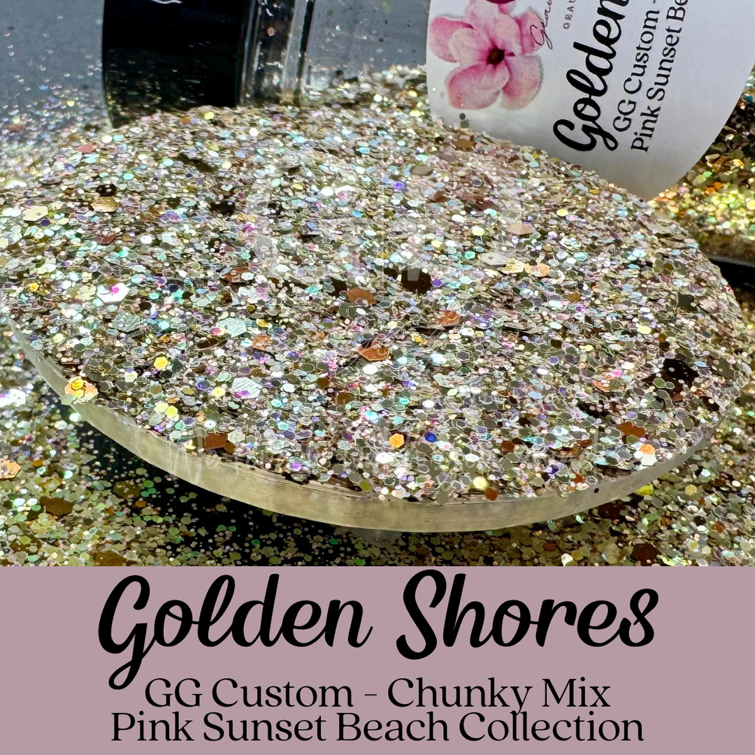 Golden Shores - GG Custom - Chunky Mix - Pink Sunset Beach Collection