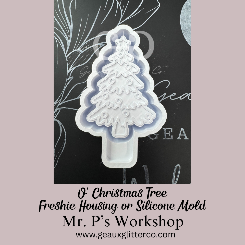 O' Christmas Tree Freshie Housing or Silicone Mold