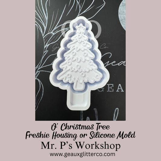 O' Christmas Tree Freshie Housing or Silicone Mold