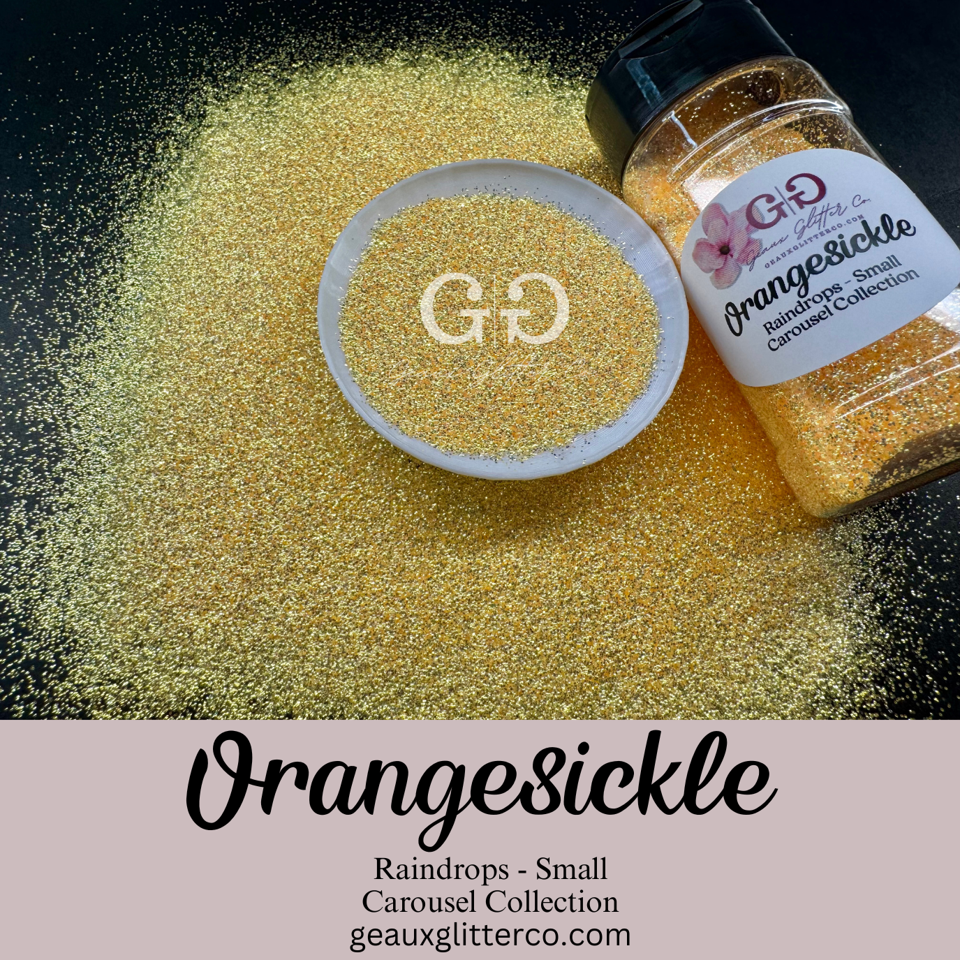 Orangesickle Raindrops Small