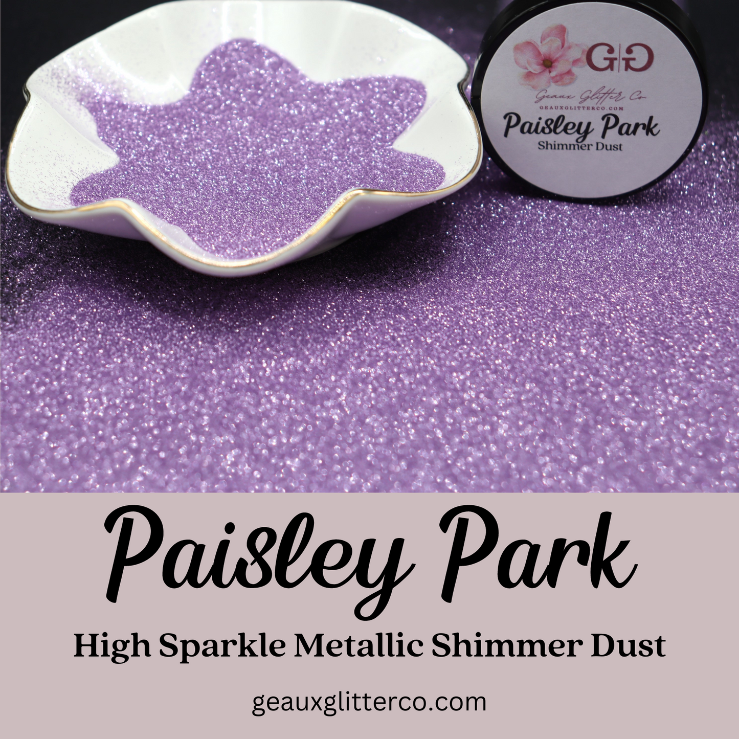 Paisley Park High Sparkle Metallic Shimmer Dust