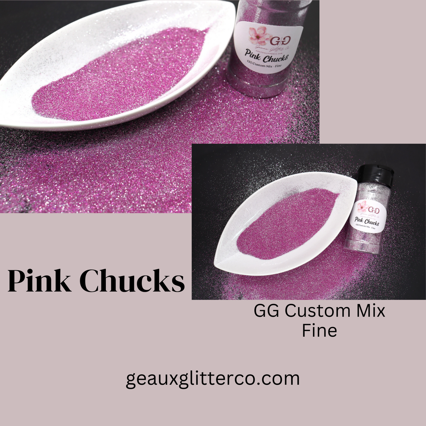 Pink Chucks - GG Custom Fine