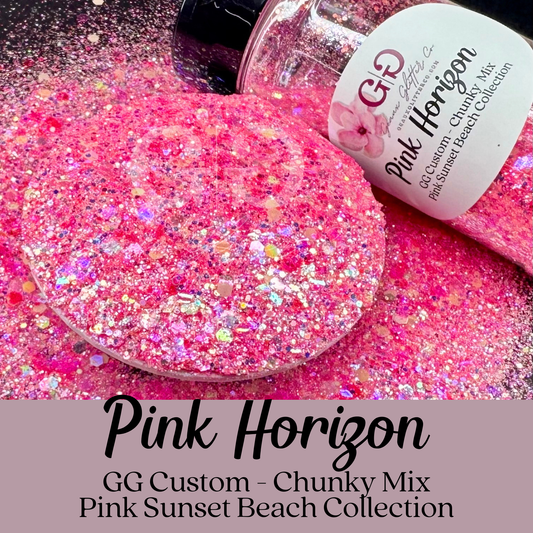 Pink Horizon - GG Custom - Chunky Mix - Pink Sunset Beach Collection